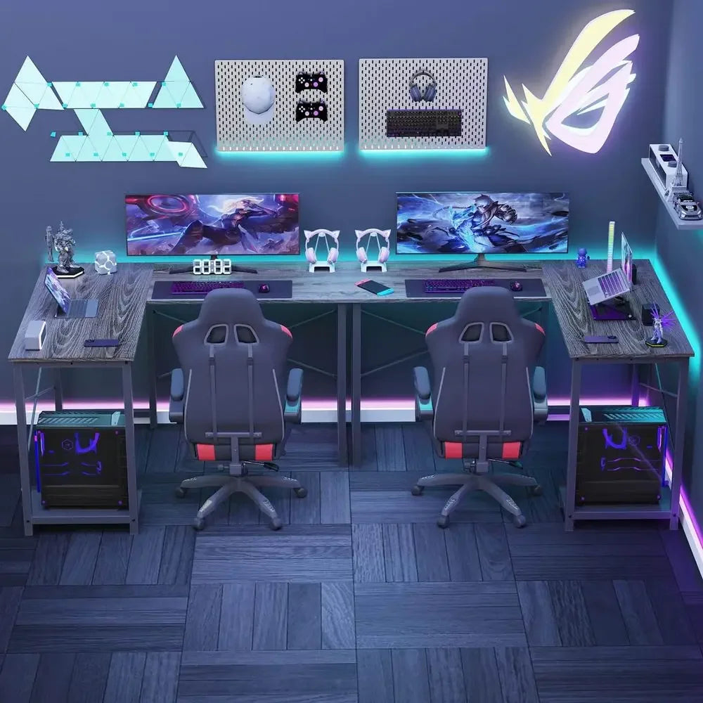 L Shaped Gaming Desk, Perfect for Home or Office Use,Computer Desks