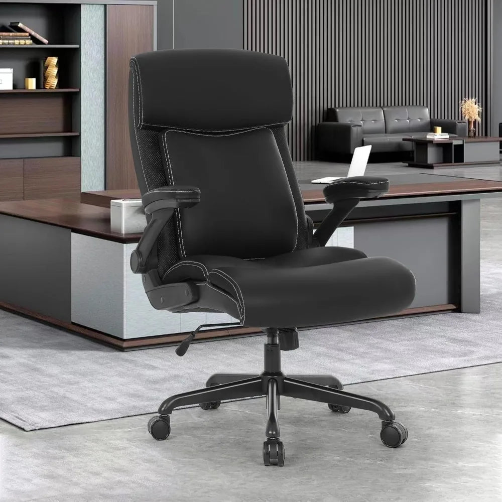 2Pack Executive Office Chair, Big and Tall Office Chair 500lbs for Heavy People Ergonomic High Back Leather Executive Office