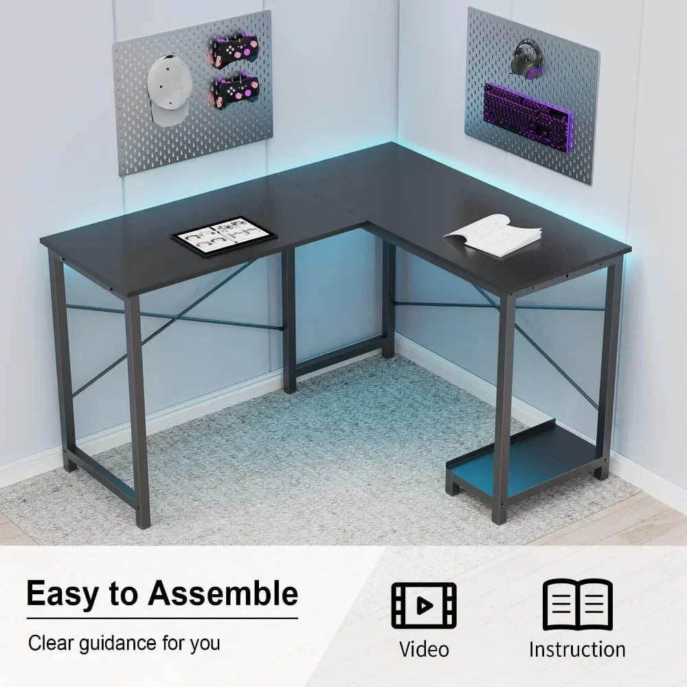 L Shaped Gaming Desk, Perfect for Home or Office Use,Computer Desks