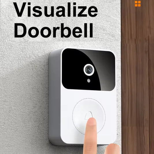 2.4GHz WiFi Wireless Video Doorbell IR Night Vision Doorbell Camera Two-way Intercom Smart Home Door Bell Home Security System