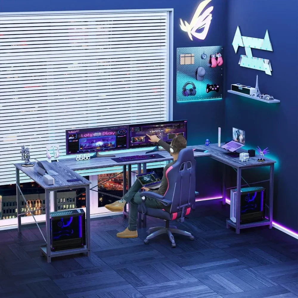 L Shaped Gaming Desk, Perfect for Home or Office Use,Computer Desks